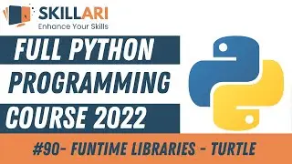 #90 - Fun Libraries - Turtle | Python Course | Python Programming | Online Python Learning Course