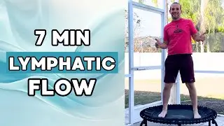 7-Minute Lymphatic Drainage Rebounder Workout | Low Impact Flow for Circulation & Detox