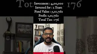 Сэкономьте 40% налога на LTCG в паевых инвестиционных фондах | Объяснение сбора налогов | Налог н...