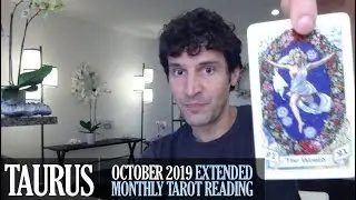 TAURUS October 2019 Extended Monthly Intuitive Tarot Reading by Nicholas Ashbaugh