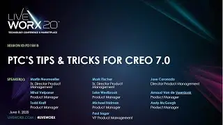 Советы и рекомендации PTC по Creo 7.0 (сеанс LiveWorx 2020)