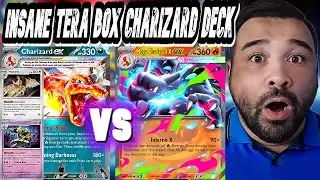 INSANE CHARIZARD EX VS MEGA CHARIZARD EX! POKEMON TCG LIVE