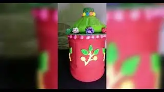 Reuse plastic bottle # Easy craft #@tinahoodabarak4864 