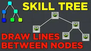 Draw Lines between Nodes - Unreal Skill Tree Course #6