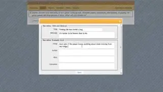 AW3DU: Sandbox: 002 Building Your Story