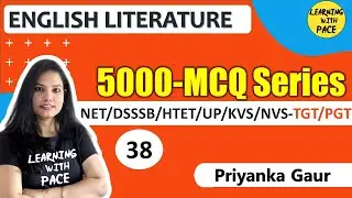 Class -38 | Important MCQs of English Literature