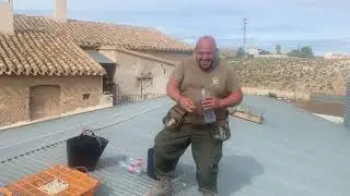 Camperos vamos a dejarle bien preparadas las jaulas a la Marta😉👍😘Siempre Parriba Mi Gente