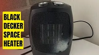 BLACK+DECKER Portable Space Heater, 1500W Room Space Heater