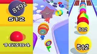 Max Levels | Ball Run 2048 vs Ball Run Infinity vs Layer Man 3D Run & Collect