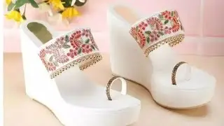 beautiful embroidery soul chappal design