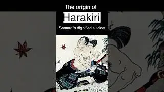 Why does Samurai cut his own stomach? #gross #history #japan #samurai #shorts