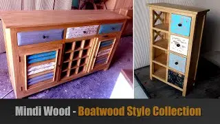 MINDI BOATWOOD STYLE COLLECTION - Solid Wood - Exotic Furniture