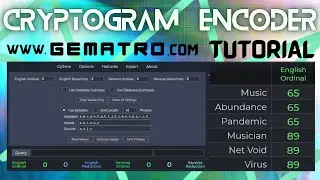 【Cryptograms 】Encoder Tutorial 🔢🔤 Gematria Calculator