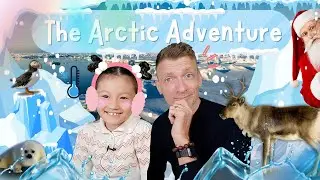 Ailani's Arctic Adventure | Learn Arctic Animals with Santa and his Reindeer | Ailani's Little World
