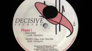 Phase 1 - Infinity (New York Club Mix) 1992 Decisive Records