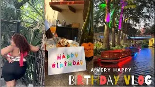 BIRTHDAY 🎂 Getaway in San Antonio 🌺 🎈 River Walk Dinner & River Boat Tour + JAPANESE TEA GARDEN 