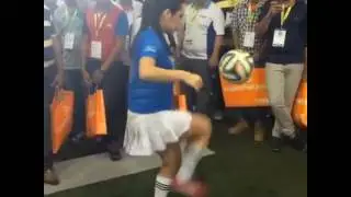 Hip Hop Dance with Football