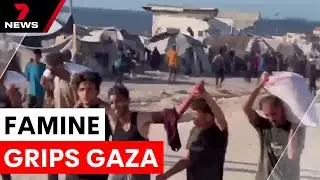 Famine continues to worsen in Gaza | 7NEWS