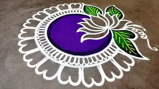 Newyear 2026 special kolam|newyear muggulu designs| newyear beautiful rangoli|Amazing rangoli