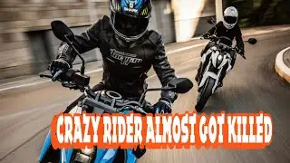 Reckless Rider caught on camera | Dangerous Rider Almost get into fight and get angry other Rider