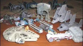 Star Wars Action Fleet Collection! Awesome Toys By Galoob!