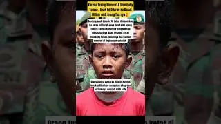 Anak Ini Dikirim ke Barak Militer oleh Orang Tua Nya Karena Sering Mencuri & Membully Temannya‼️#fyp