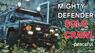 Land rover Defender Slow Crawl Cinematic Peaceful 