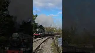 Br Standard Class 2MT No 78022 at Haworth Loop with the Elf Explorer Please Subscribe