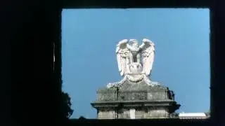 Telecine super 8 real time transfer clip in HD resolution using a Sankyo projector.