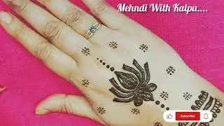 arebic simple mehndi design ❤️#mehndi #beautifullmehendi#arabichennadesign #youtubevideo 