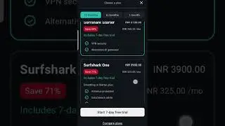 Surfshark vpn Free Trail 7 days #viral #vpn