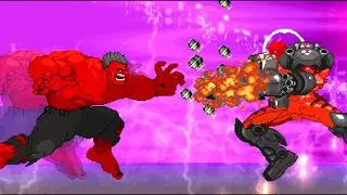 Red Hulk vs Red Skull