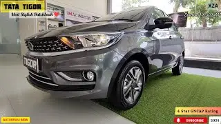 All New 2024 Tata Tigor 😍 XZA Plus Review: Features, Performance and Price | Detailed Review 💫