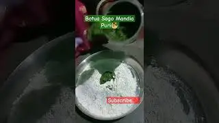 #Botua Sago #Mandia Puri #milletrecipe #desifood #foodshorts