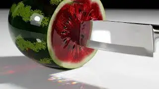 Odly satisfying watermelon slice