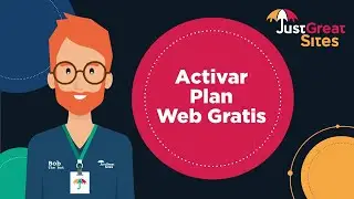 Bob te ense&ntilde;a como activar tu plan web gratis en JustGreatSites.com