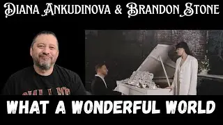 First Time Reaction   Diana Ankudinova & Brandon Stone   What A Wonderful World LIVE Happy New Year