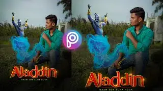 Alladin photo editing concept in picsart tutorial #ASKphotos