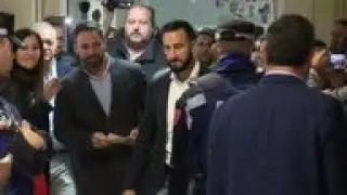 Vox party leader votes in Spanish election
