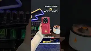 This Huawei Mate X7 Case is INSANE 😱 Shiny Foldable Look Hands-On! #MateX7 #HuaweiMobileUSA #shorts
