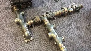 Industrial pipes - wargaming prepainted terrain