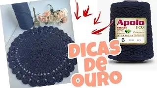 Dicas ✨  quantos Sousplat fa&ccedil;o com 1 cone de barbante Apolo 637m Sousplat cl&aacute;ssico/ vendas no elo7