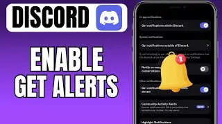 How To Enable Get Notifications Within Discord | Turn On Notifications Within Discord