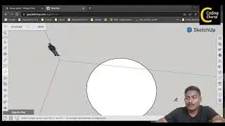 What is Circle |  What is radius & Diameter |  Design Circle in Google Sketchup |  3 D Modeling 😎