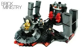 LEGO Star Wars 75216 ● SNOKE&rsquo;S THRONE ROOM [Speed Build]