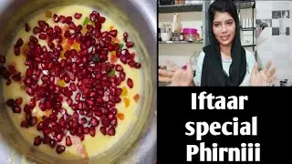 Iftaaar special Phirniii|| Custard  🍮 || Only 3 ingredients || Samira ki zindgi