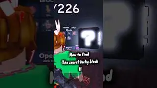 How to find the secret hidden lucky block in roblox find the brainrot #helpful #roblox