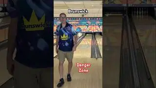 Brunswick Danger Zone | Strong Backend Motion 🎳 #bowling
