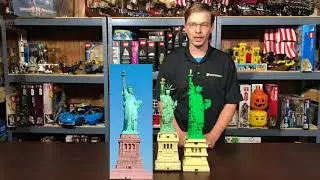 Lego Statue of Liberty 21042 - Review, Facelift, and Comparison