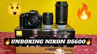 Nikon D5600 Unboxing And Small Review And Besic Details For New User🔥🔥👍🏻👍🏻